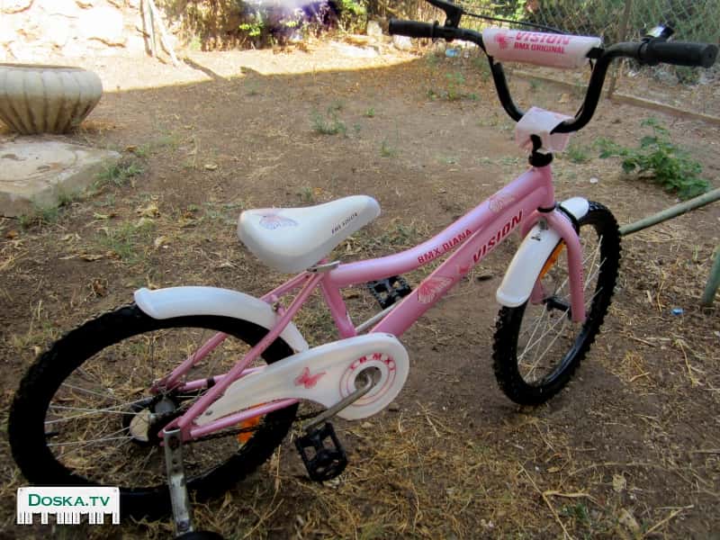 велосипед для девочки 6-9 лет в хорошем состоянии. Есть вспомогательные