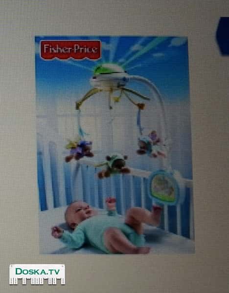 Музыкальная подвеска для кроватки. Регулируется громкость, мелодии; есть подсветка, как