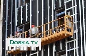 Работа по чистке фасадов в Центре страны.  Подходит людям