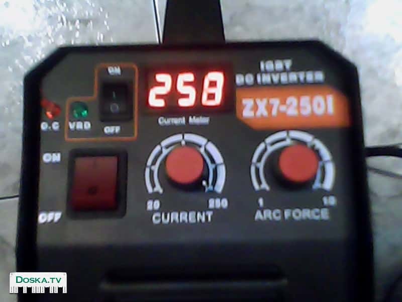 Новый электронный сварочный аппарат. 250А