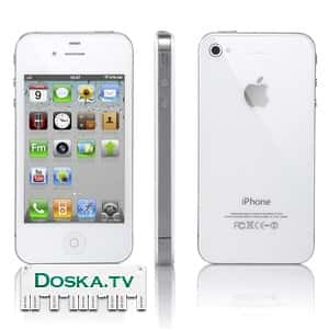 айфон 4 белого цвета цена 1000 шек торг невозможен. за