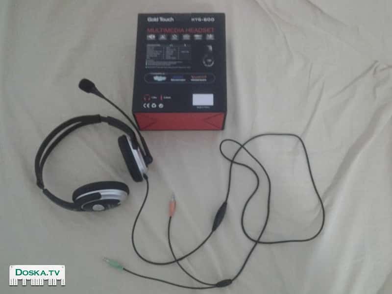 Амбрашурные наушники, предназначены для общения по скайпу и т.п. +