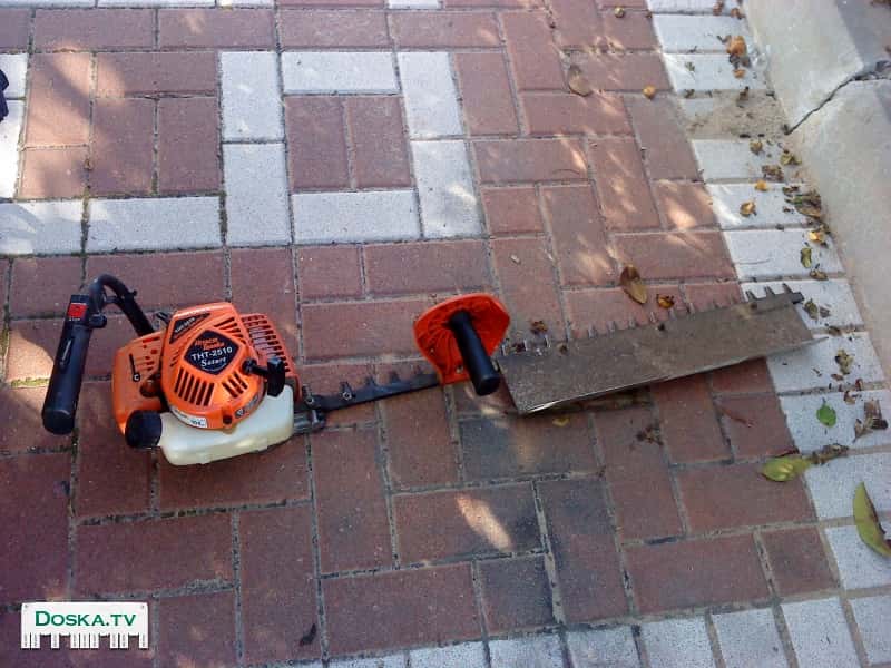инструмент для стрижки живой изгороди, профессиональный, бензин, в отличном состоянии
