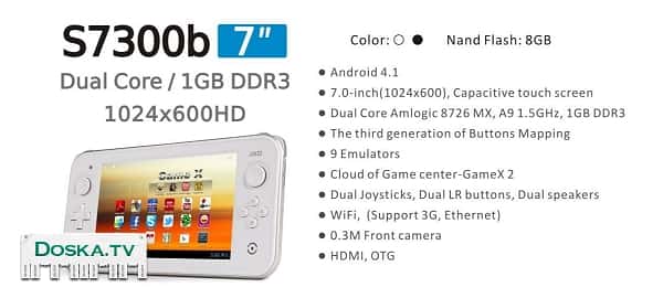 ПЛАНШЕТНЫЕ ПК- игровая консоль JXD 7" для вашего ребенка !!!