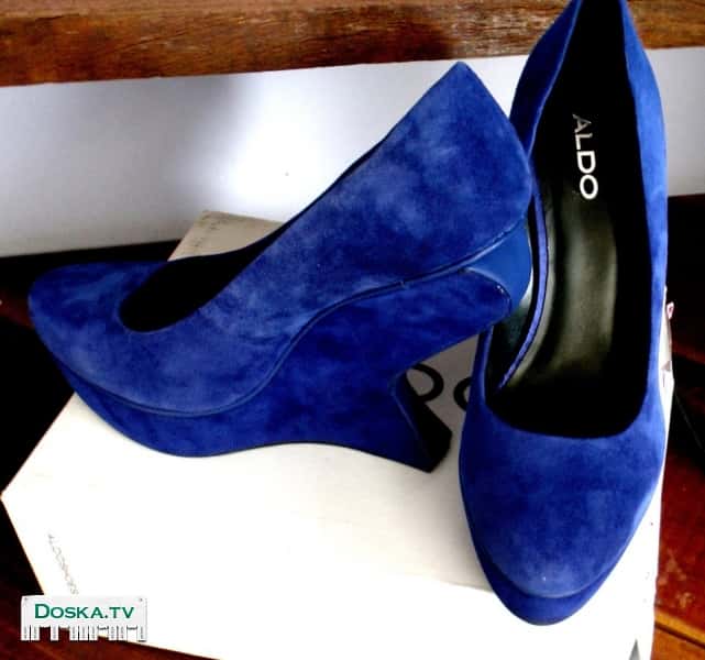Pродам элегантные, туфли ALDO , замш натуральный, надетые 1 раз.