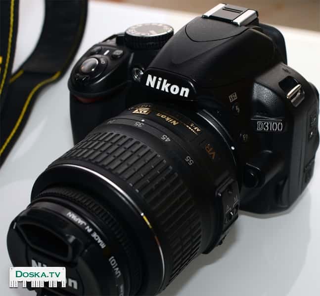 Продаю фотоаппарат Nikon d3100 + Объективы 17-55mm + 35mm, f1.8.