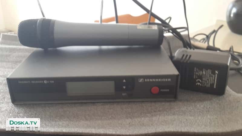 в хорошие руки профессиональный беспроводной микрофон Sennheiser EW 100 Shure