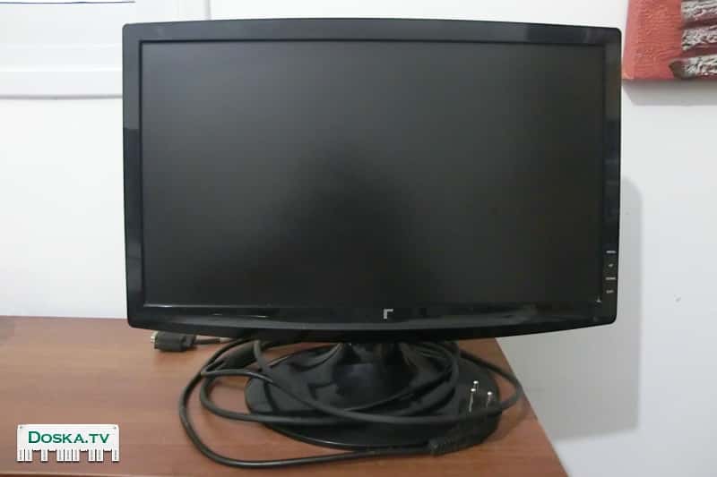 Монитор плоский 18,5 инч в абсолютно рабочем состоянии.