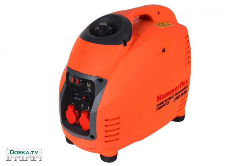 Бензиновый инверторный генератор Полная мощность 3.5 кВА Мощность активная 2.8