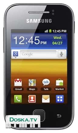 Samsung Galaxy Y GT-S5360  смартфон, Android 2.3  экран