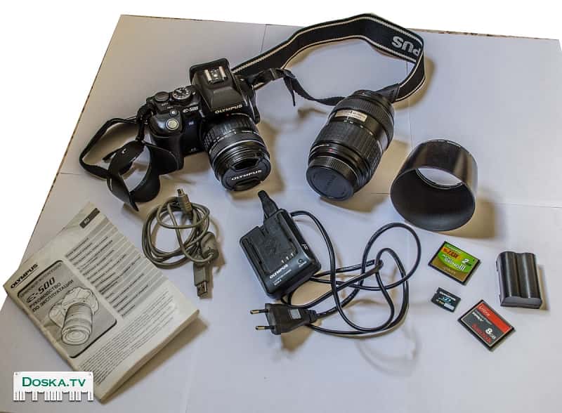 ПРОДАЕТСЯ ЗЕРКАЛЬНЫЙ ФОТОАППАРАТ OLYMPUS E-500 "DOUBLE ZOOM": Тушка Olympus E-500
