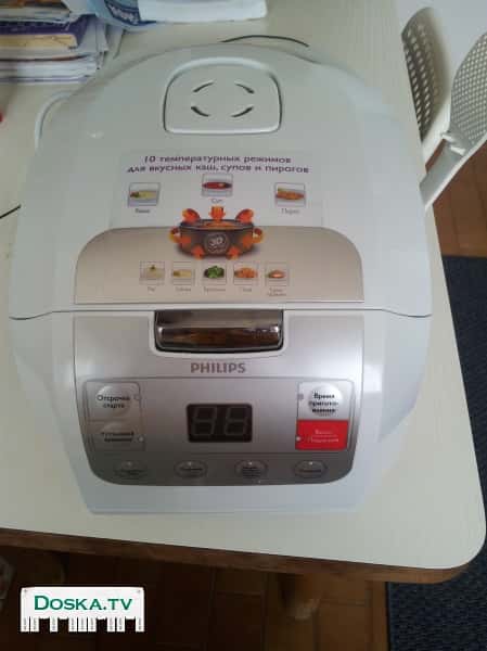 мощность 980вт, емкость чаши 4л, кол-во программ 5, антипригарное покрытие