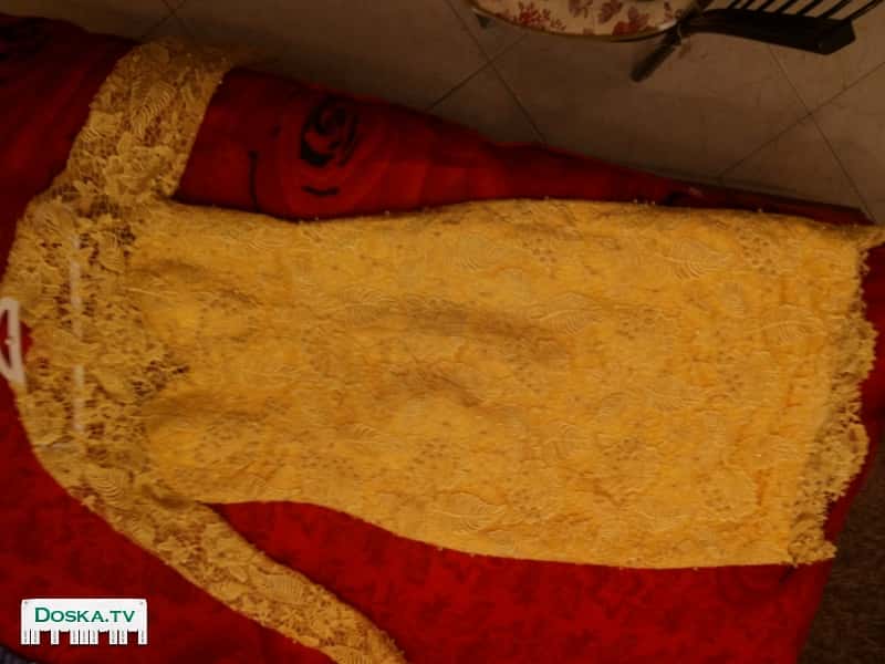 Продаю элегантное очень нарядное платье ручной работы. Платье ни разу