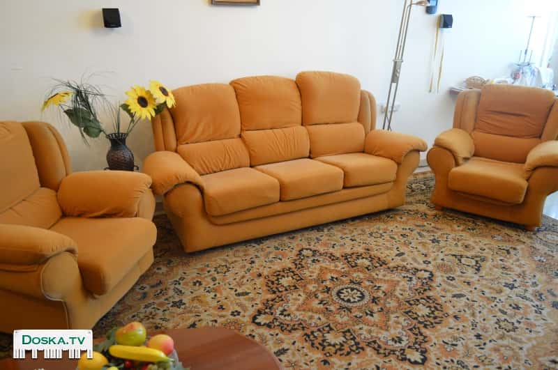 салон 3+1+1  диван раскладывается в двухспальную кровать