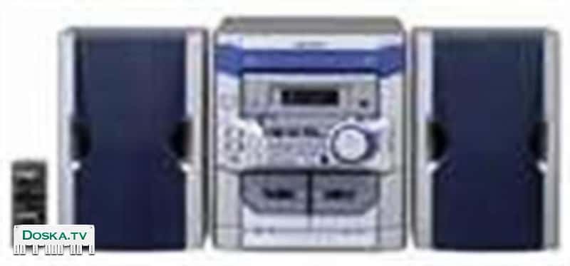 Музыкальный центр- CD, Tuner, Tape double-deck SHARP CD-BK 100W stereo