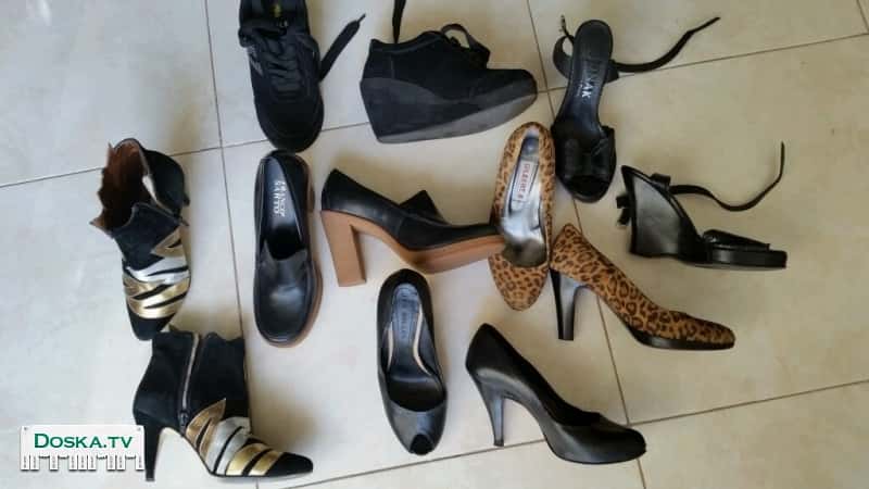 кожаная обувь.в хорошем состоянии.35 размер.каждая пара по 180 шек.