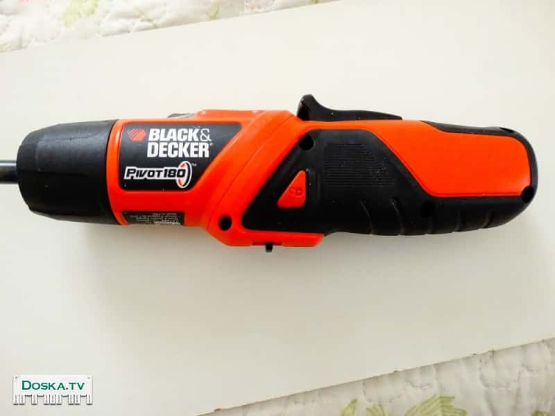 Электрическая отвёртка 3.6 вольт, 180 об/мин + встроенный фонарь. В