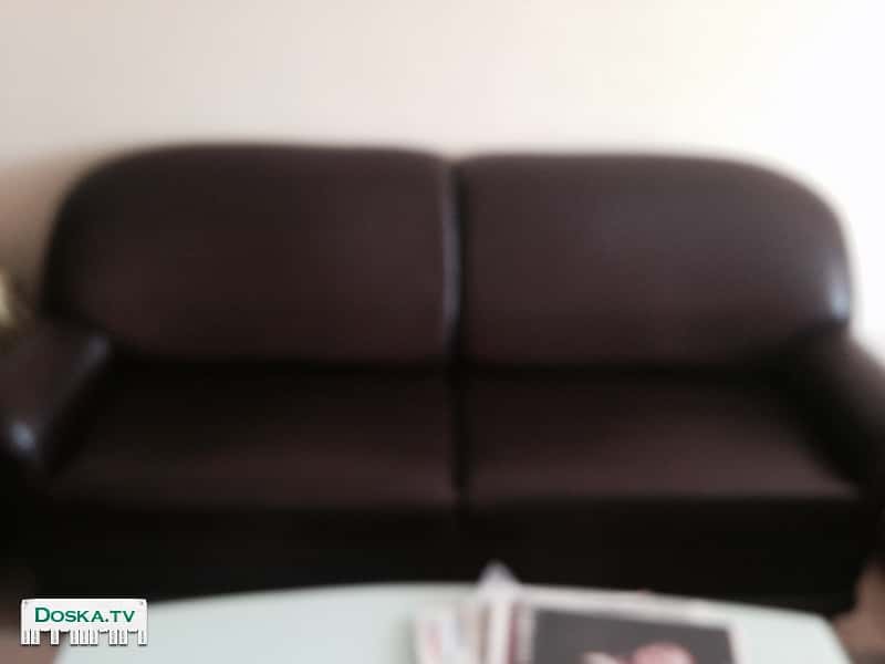 Отличное состояние, как новое, обивка шоколадного цвета, 3+2.
