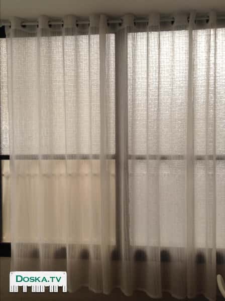 Воздушные, легкие шторы, придадут уют Вашему дому. 4 занавески по