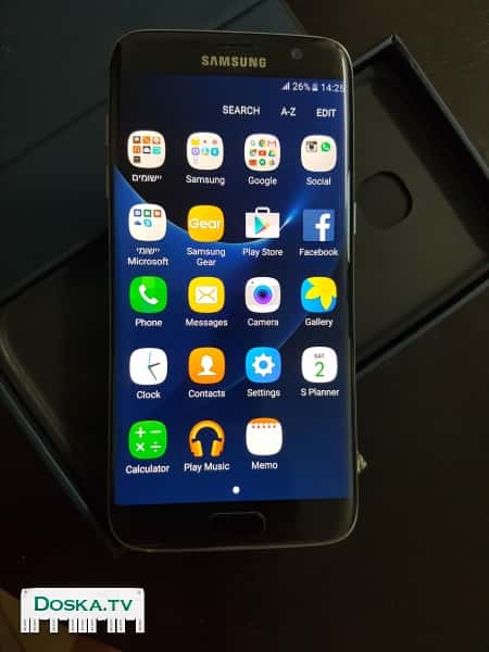 Продаю срочно galaqsy s 7 edge черный цвет, цена 2800