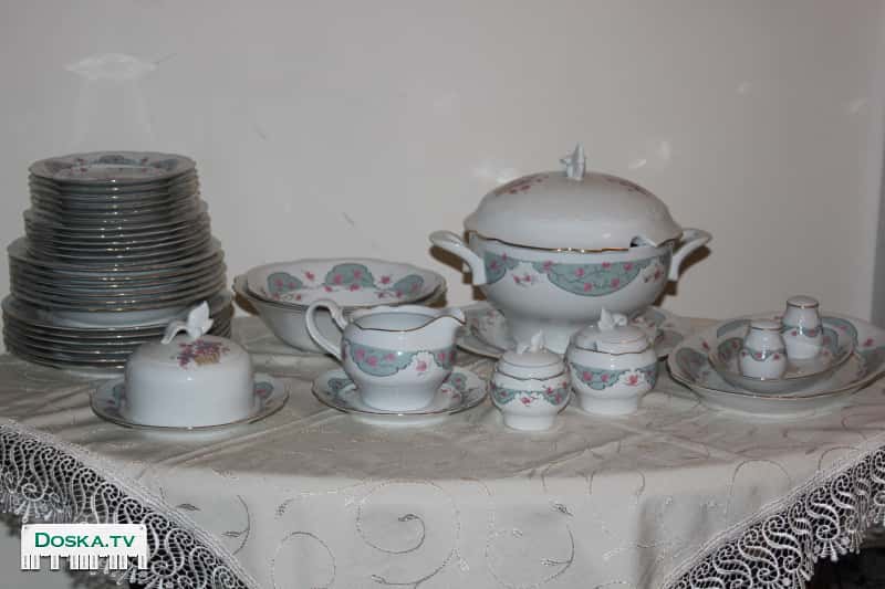 Абсолютно изумительный набор-Hовый фарфоровый обеденный сервиз "DEBORA" на 6 персон