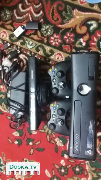 xbox360 два пульта, кинект игра.