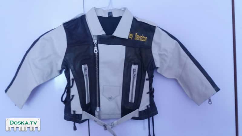 Куртка для мальчика новая XS натуральная кожа Турция 50 шек.