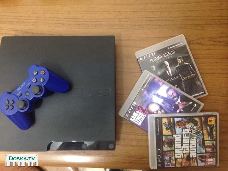 Sony PS 3 slim в абсолютно рабочем состоянии. В комплекте