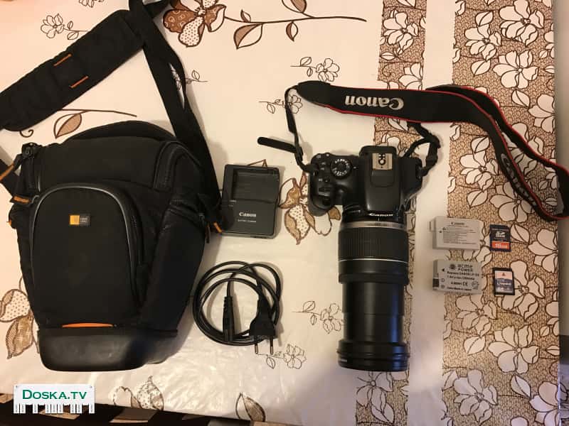 Фотоаппарат Canon EOS 550D.  хороший набор для начинающего фотографа.