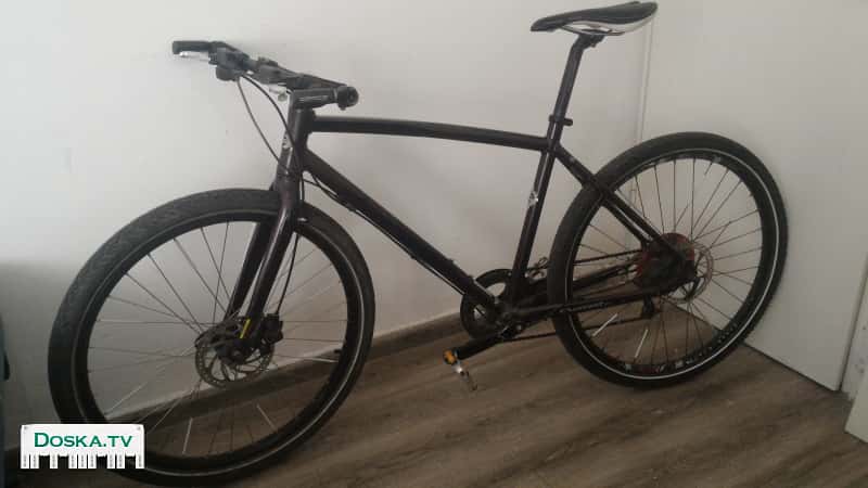 велосипед  Crescent. Гидравлические дисковые тормоза, переключатель Deore/xtr, задняя кассета