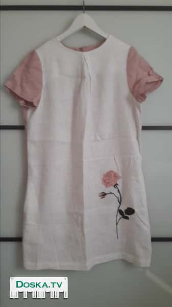 Продаю платье. 100 % лен. Сделано в Беларуси. На 48-50