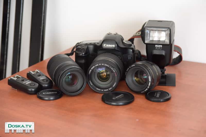 отличный фото комлект для любых потребностей: 1.полнокадровый фотоаппарат Canon EOS5D,