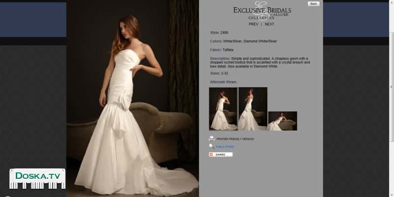 По случаю! Свадебное платье ведущего американского брэнда. Особенное и очень