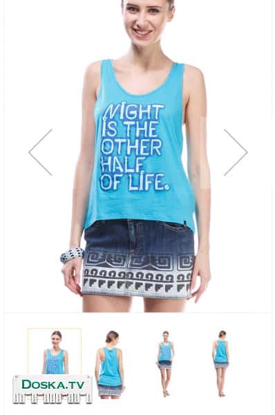 Комфортная майка свободного силуэта с удлиненной спинкой, выполненная из мягкого