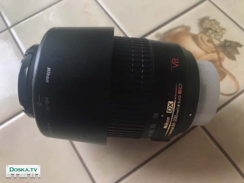 NIKON AF-S 55-200 mm f/4-5.6G ED DX VR Zoom В