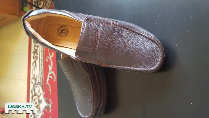 Продаются новые, мужские кожаные туфли 46 р. Находятся в Йокнеам