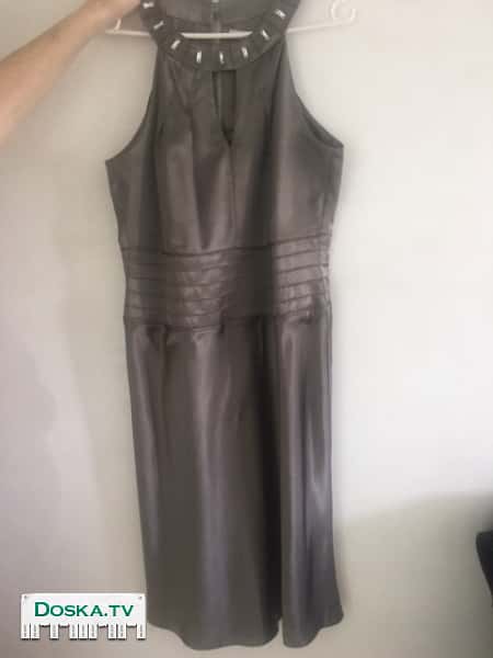 Вечернее Платье Vera Mont с бисером в отличном состоянии.