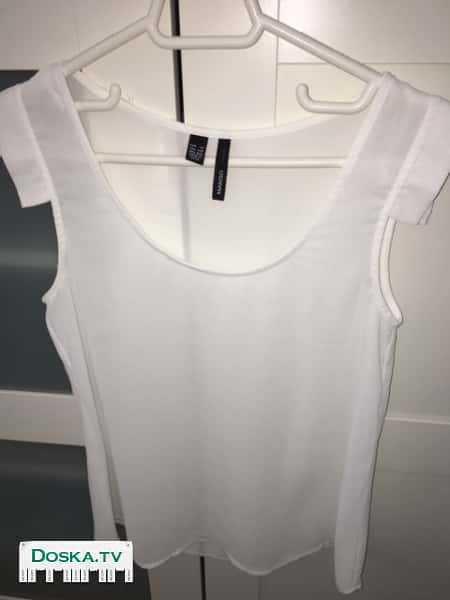 Белая летняя кофта "mango" размер XS