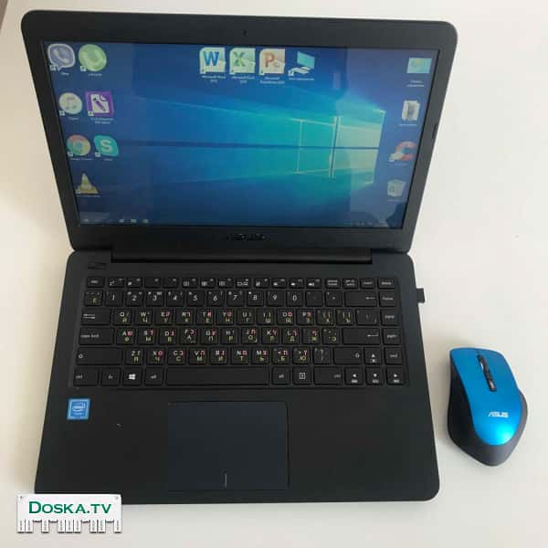 ASUS E402SA-WX007D (2016 год) Экран 14.0" Процессор Intel Celeron N3050