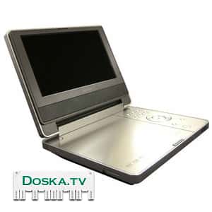 Портативный DVD-плеер SD-P1707SR. В прекрасном состоянии, абсолютно все аксессуары, экран