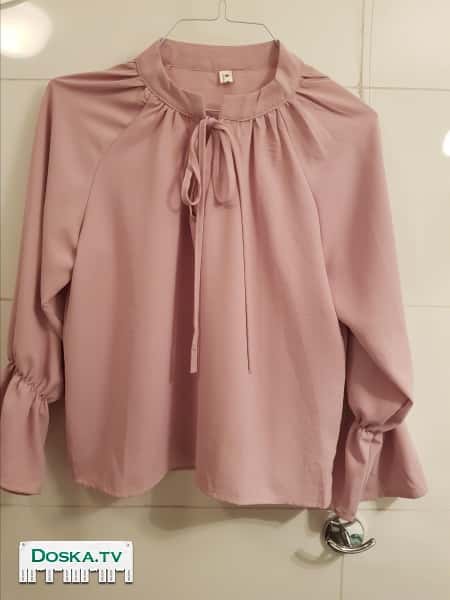 Блузка: Цвет: светло розовый Размер S/M