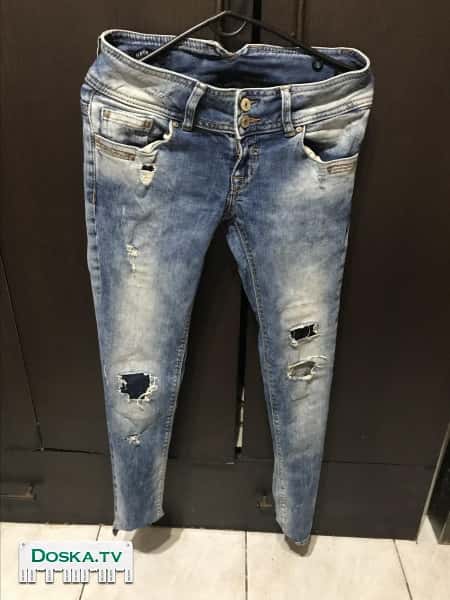 Джинсы LTB, в хорошем состоянии, размер 26(s). Укорочённые ( подкатанные),