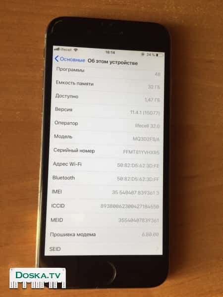 В хорошем состоянии телефон.Полностью рабочий.Носился все время в Чехле и