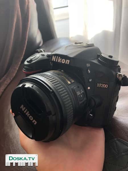 Nikon 7200 за 2500 ₪ +линза 50 мм в подарок.
