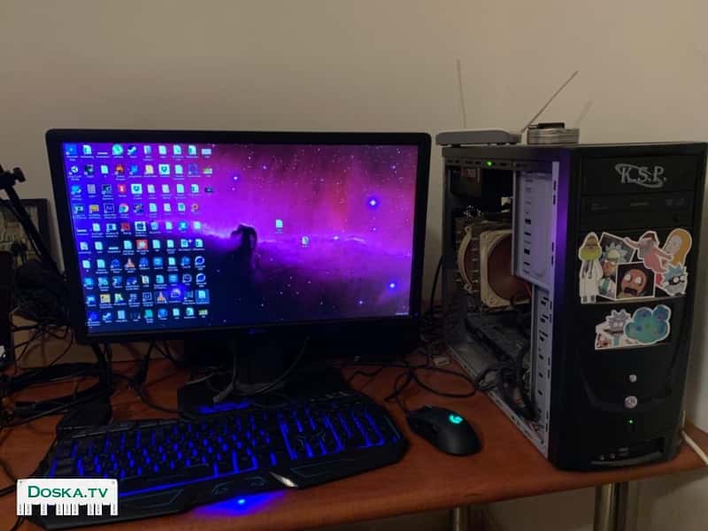 Мощный компьютер с высококачественными комплектующими. В комплекте один из лучших