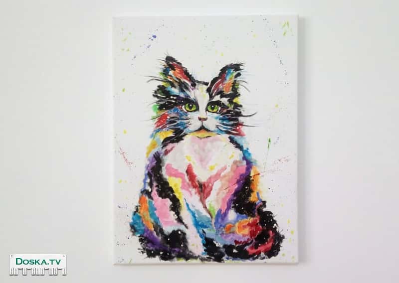 Рисованные картины, сочные краски , акварель, размеры 30/40 и 30/30.