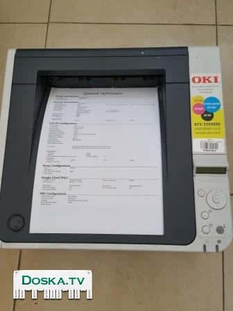 Принтер лазерный  OKI . Для домашнего использования - картриджа