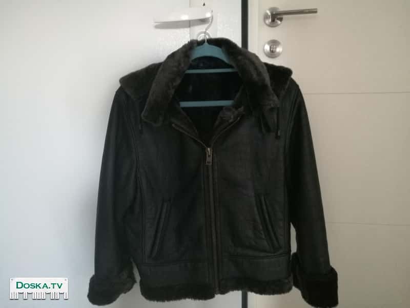 Шикарная кожаная женская куртка 48 размера. Новая, очень красивая. Мягкая