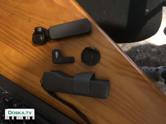 Камера dji osmo + аксессуары в подарок (пульт для управления