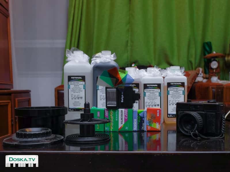 Полный набор для ломографии (включая проявку)  *Фотоаппарат Holga 135,